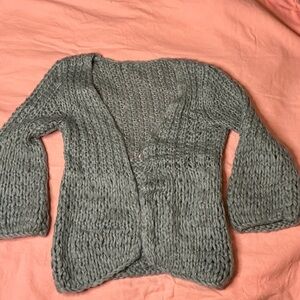 Cozy Gray Knit Sweater